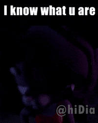 Side Eye 3D Animation GIF