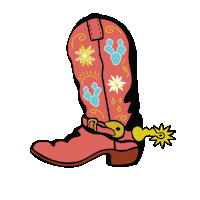 Cowboy Boho Sticker by Succulent Studios