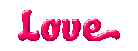 3D Love Sticker