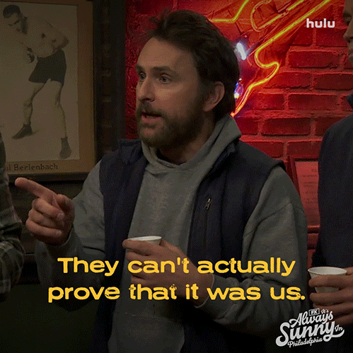 Deny Always Sunny GIF by It's Always Sunny in Philadelphia