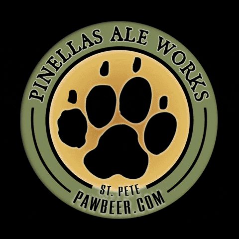 pinellasaleworks giphygifmaker brewery florida brewery pawbeer GIF