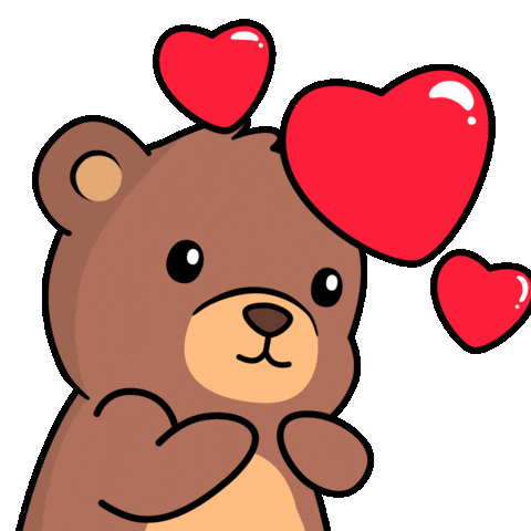 I Love You Kiss Sticker by BEARISH
