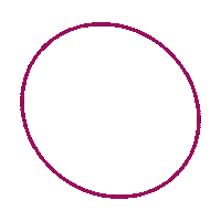 Pink Circle Sticker by Three Pod Studio with Reka Csulak
