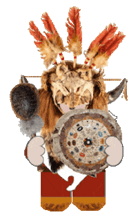 Native American Gnome Sticker