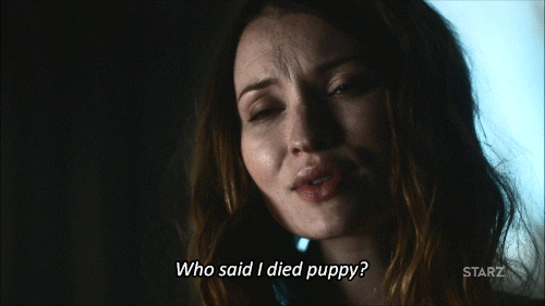 emily browning puppy GIF by American Gods