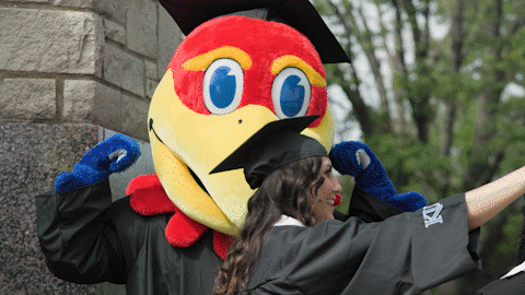 Big Jay Graduation GIF by University of Kansas