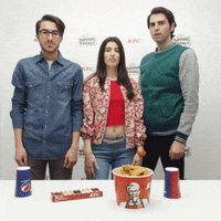 sounds good fried chicken GIF by KFC Italy