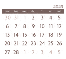 Month Calendar Sticker