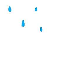 Raining Tropical Storm Sticker by The Art Plug