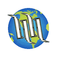 Universal Studios Earth Sticker by Hart & Huntington Tattoo