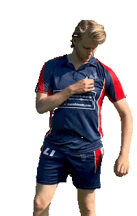 Floris Van Hoogdalem Sticker by Voorburg Cricket Club