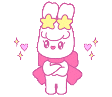Star Bunny Sticker