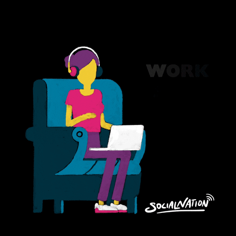 Stay Safe Work From Home GIF by Social Nation