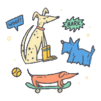 Kids Dogs Sticker by Hello Bello