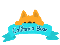 sagacsagac gizmo sagacsagac california bear 사각사각 Sticker