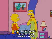 marge simpson tricks GIF