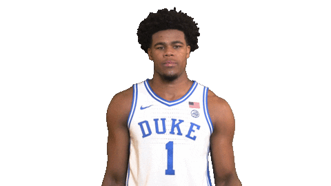 College Basketball Peace Sticker by Duke Men's Basketball