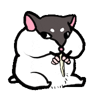 Pipi Eat Sticker