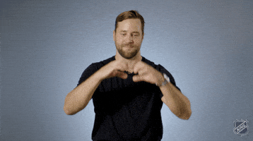 I Love You Heart GIF by NHL