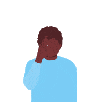 Sign Language Teeth Sticker by talkinghands