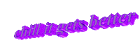 message chill it gets better Sticker by AnimatedText