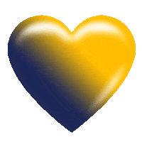 Heart Gold Sticker by SMCM Campus Store