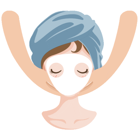 hellocalmwaters giphyupload beauty relax skin Sticker