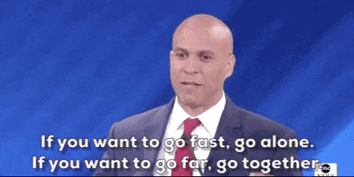 Go Alone Democratic Debate GIF by GIPHY News