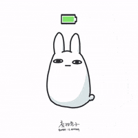 Tired Bunny GIF by bunny_is_moving