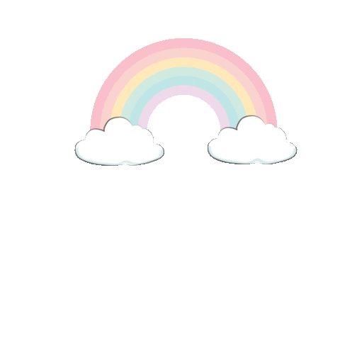 Rainbow Cloud Sticker by Live Sweet
