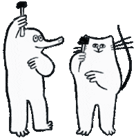 Russia がんばれ Sticker by Yutok