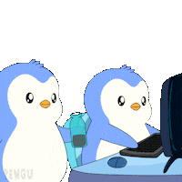 Work Working Sticker by Pudgy Penguins