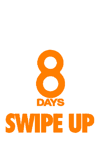 8Dayssg giphyupload up swipe swipeup Sticker