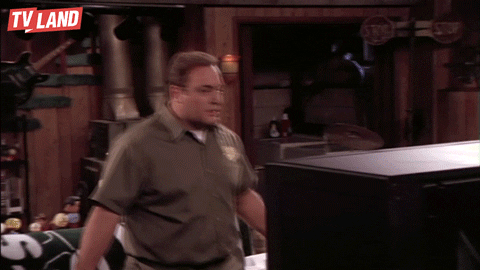king of queens hug GIF by TV Land