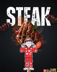 Steak Dinner GIF by Zhot