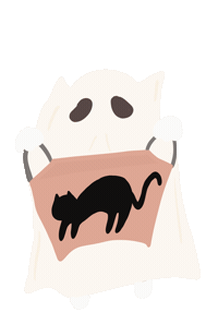 Cat Halloween Sticker