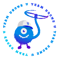 DroneUniversity drone droneu drone u droneuniversity Sticker