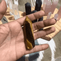 copihuebazar natural stone obelisk obelisco Tiger Eye GIF