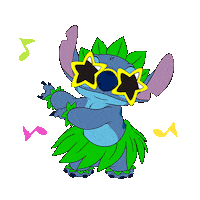 disneystyletw love happy dance dog Sticker