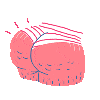 Booty Sticker by Marie Boiseau