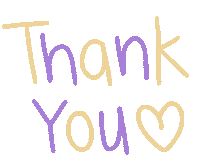 Thanks Thank You Sticker by Marie Boiseau