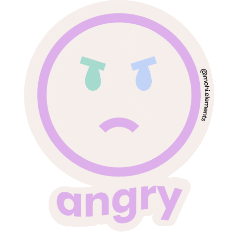 Angry Mood Sticker by mohielements
