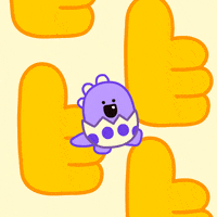 Dope Thumbs Up GIF by DINOSALLY