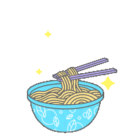 sheilawong food noodles ramen spaghetti Sticker