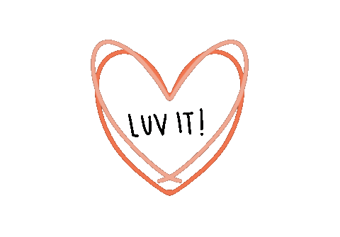 Heart Luv It Sticker by Nic & Tom Eatery