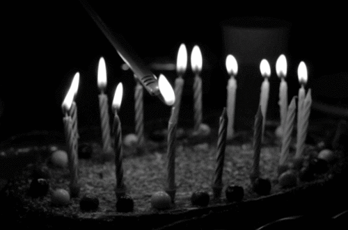 happy birthday fire GIF