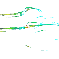 Rainbow Streamlines Sticker by Dlubal Software