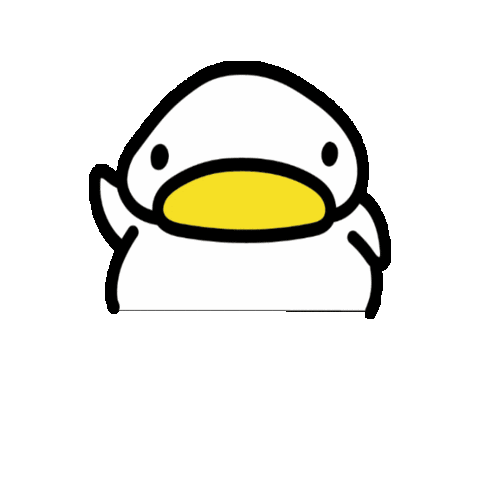 Duck Sticker by CHEBLO