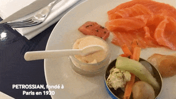 summer table GIF by Petrossian