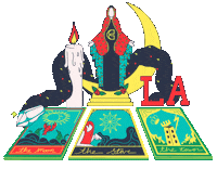 La Virgen Star Sticker by Ana Pérez López